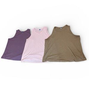 3 Old Navy Luxe Swing Tank Tops XL